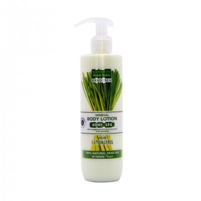 Bulk Private Label Dead Sea Mineral Body Lotion Lemongrass - Revitalizing and Moisturizing body care for all skin types