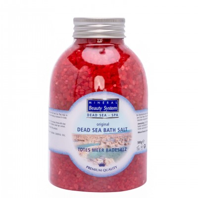 Different Colors and Fragrances Dead Sea Pure Natural Bath Salt Rose - Pure Natural skin and Body care SPA